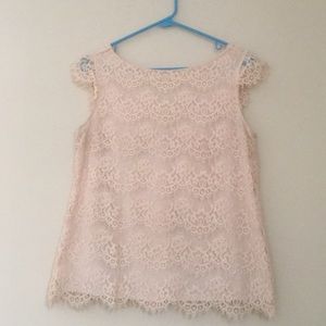 Scandal Olivia Pope Blush lace top